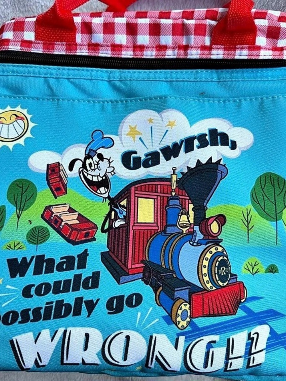 Disney Mickey & Friends Insulated Lunch Bag Blue & Red